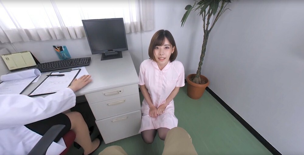 Porn Star Nurse Helped Me With Her Amazing Technique For Semen Testing – Eimi Fukada P3