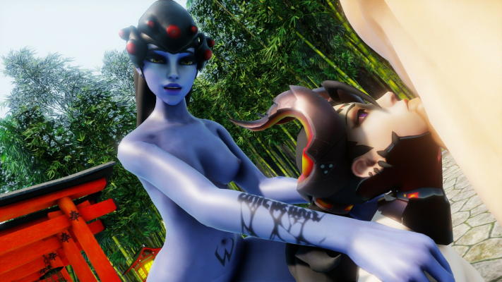 Overwatch Mercy & Widowmaker Deepthroat Parody - Image 5