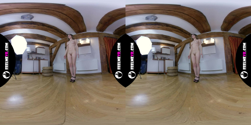 Josie In Virtual Reality Vr180 Nude Photoshoot Backstage - Image 1