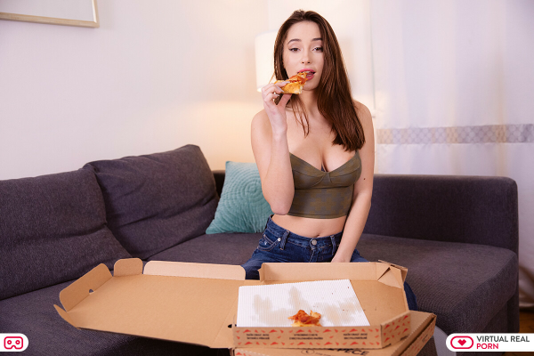 Liya Silver in Hot Pizza Delivery Seduction - Image 1