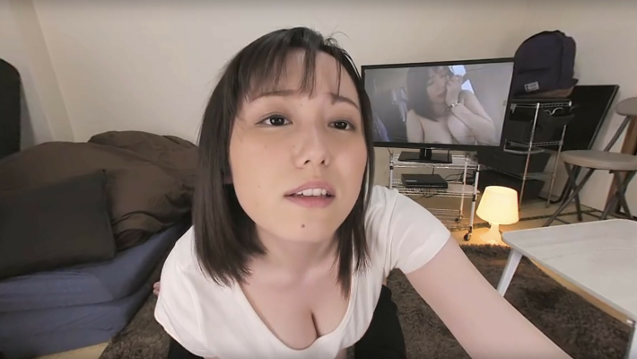 Nene Tanaka Cheating in Lovey-Dovey VR Sex - Image 1