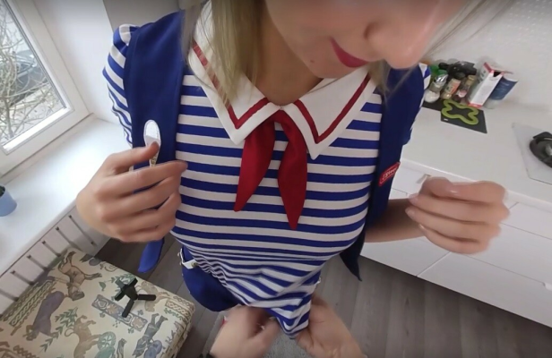 Oxana Chic in Hot Cum in Mouth VR Action - Image 2