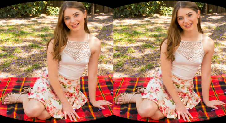 Alice March in Wild Backdoor Picnic Adventure - Image 1