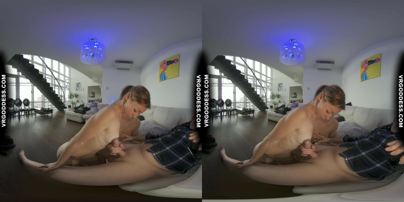 Rebeka Ruby & Bleika in Hot Double Blowjob VR - Image 3