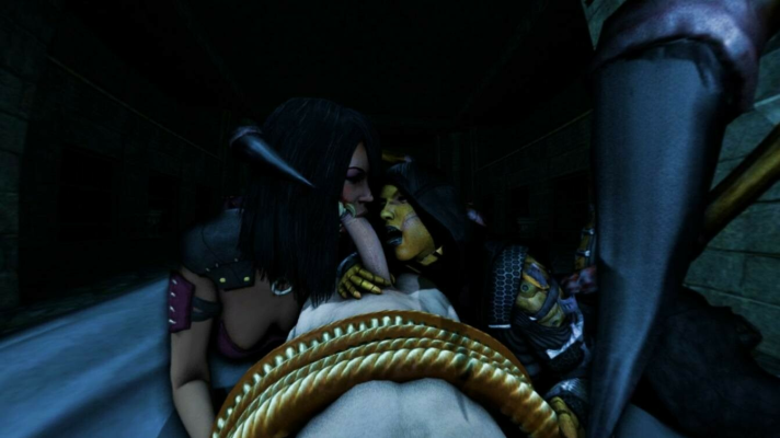 D'Vorah and Mileena Sexy Pre-Match Warmup Parody - Image 1