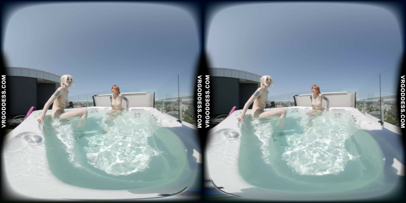 Lily Angelic & Cherri in Sensual Rooftop Play - Image 6