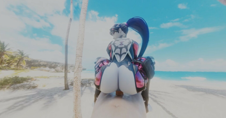 Widowmaker Reverse Cowgirl XXX Parody in 4K - Image 4