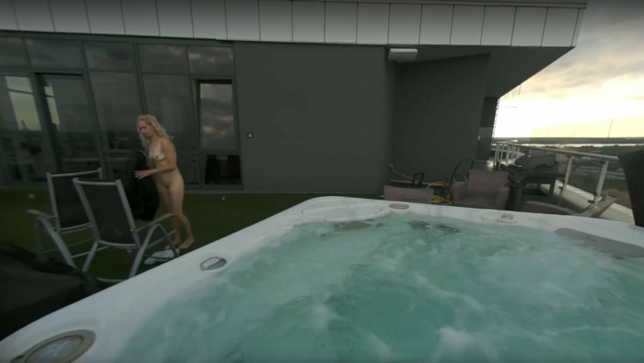 Sexy Mary Jane Using Glass Dildo In Jacuzzi - Image 1