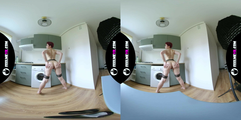 180VR Marija Redhead Nude Photosession Backstage - Image 8