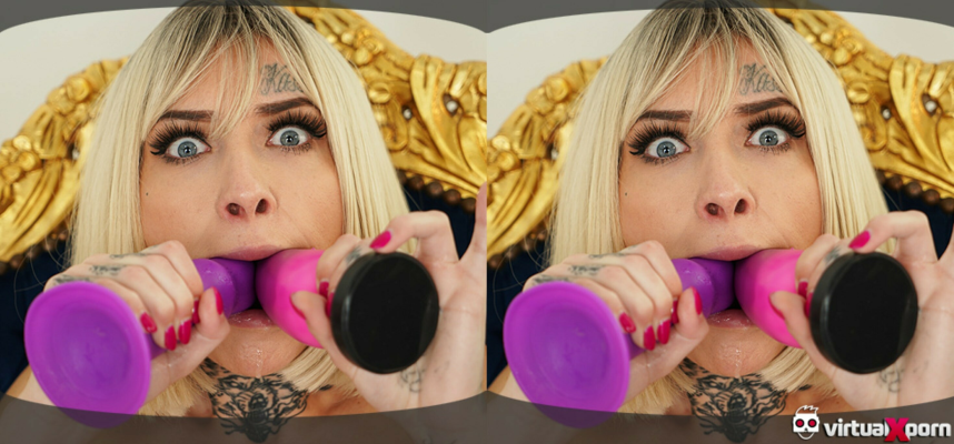 Skinny Tabitha Poison Stretching All Holes - Image 1