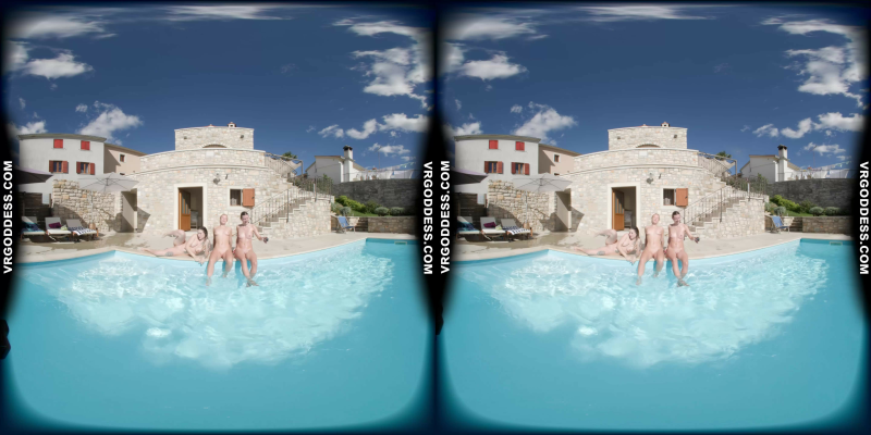 Kristina Emmux & Rebeka Ruby Poolside Seduction - Image 6