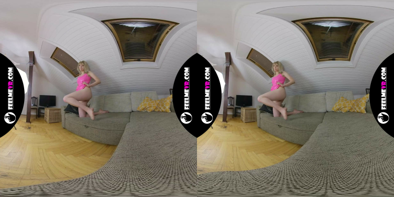 Limona Poses In Vr180 Backstage And Shows Her Big Tits And Pussy - Image 1