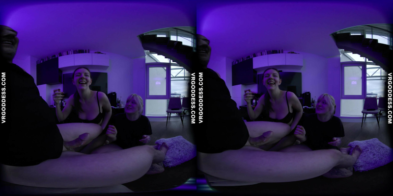 Rebeka Ruby & Brilla in Hot Double Blowjob VR - Image 10