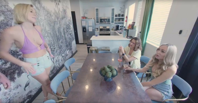 Stepmom and Neighbor Wild POV Threesome - Image 7