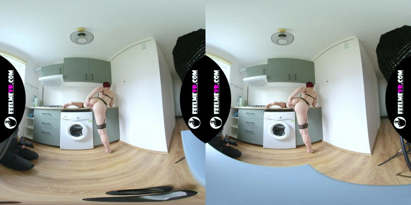 180VR Marija Redhead Nude Photosession Backstage - Image 4