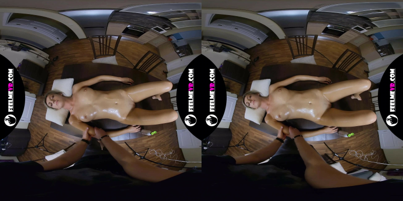 Tiffany Pussy And Tits 3D 180vr Oiled Massage - Image 6