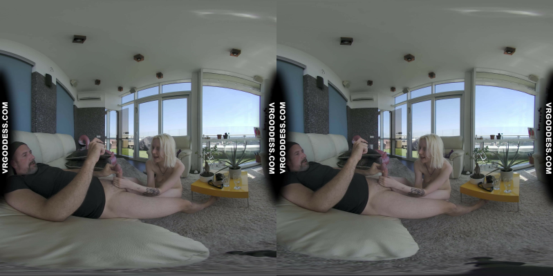 Skinny Pale Ingrida Giving Me Risky Public Rooftop Blowjob Getting Caught Letting Me Cum On Her Tits - Image 8