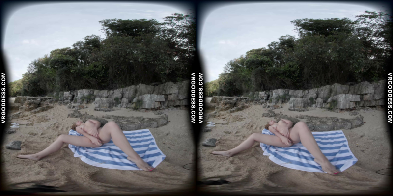 Mira's Tropical Beach Solo Tease in 8K VR - Image 7